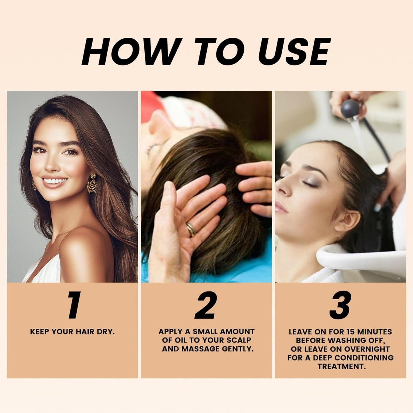 Rosemary & Fenugreek Hair Oil for Hair Growth, Volumizing & Strengthening - All Hair Types | Natural Nourishing Formula 120mL