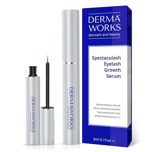 SPECTACULASH RAPID LASH SERUM for Eyelash Growth Serum to Grow Long Natural Lashes – Grow Long Eye Lashes – Lash Conditioner – Eyelash Volume - Suero Para Pestañas Crecimiento by DERMAWORKS