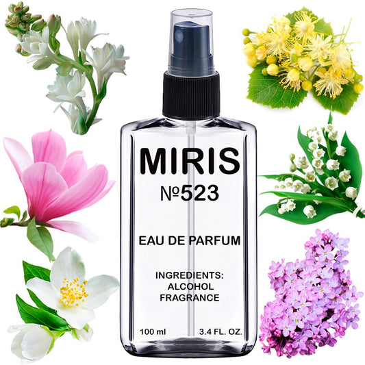 MIRIS No. 523, Inspired by 5th Avenue, Long-Lasting Eau de Parfum for Women, Spray 3.4 Fl Oz / 100 ml
