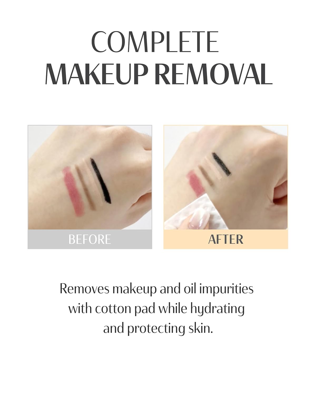 DR.PEPTI Centella Deep Clean Cleansing Water - Korean Micellar Makeup Remover Face Cleanser - pH Balancing Hydrating Gentle for Sensitive Dry Skin Apple Amino Acids Peptides, 13.5 fl.oz.