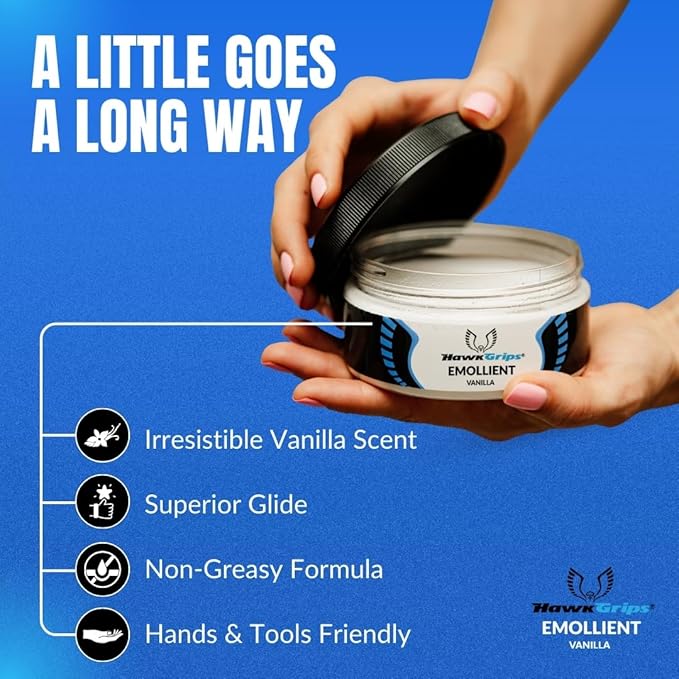 Massage Cream Emollient, Vanilla Scent, Deep & Soft Tissue, Physical Body & Muscle Therapy, Safe & Clean Ingredients, Ideal Use with Hands & Tools - Vanilla Scent, 10 Jars (8oz Each)