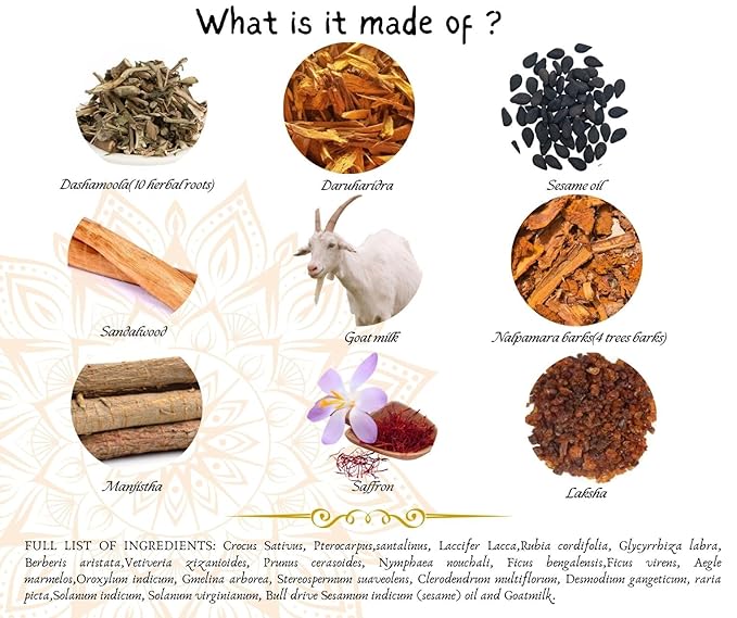 TATSAT Kumkumadi oil For spotless, glowing, and wrinkle-free skin, enriched with organic saffron for brightening and radiance. an authentic Ayurvedic anti-aging and moisturizing taila|taila paka-10ml