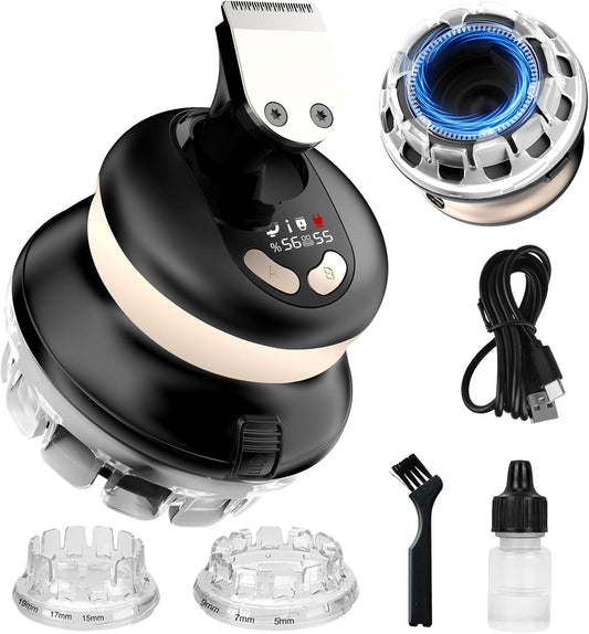 Self Haircut Kit for Men Set Cordless Electric Short Hair Trimmer Grooming Kit for Mens Professional, Waterproof Personal Trimmers Hair Clippers for Man(Black1)