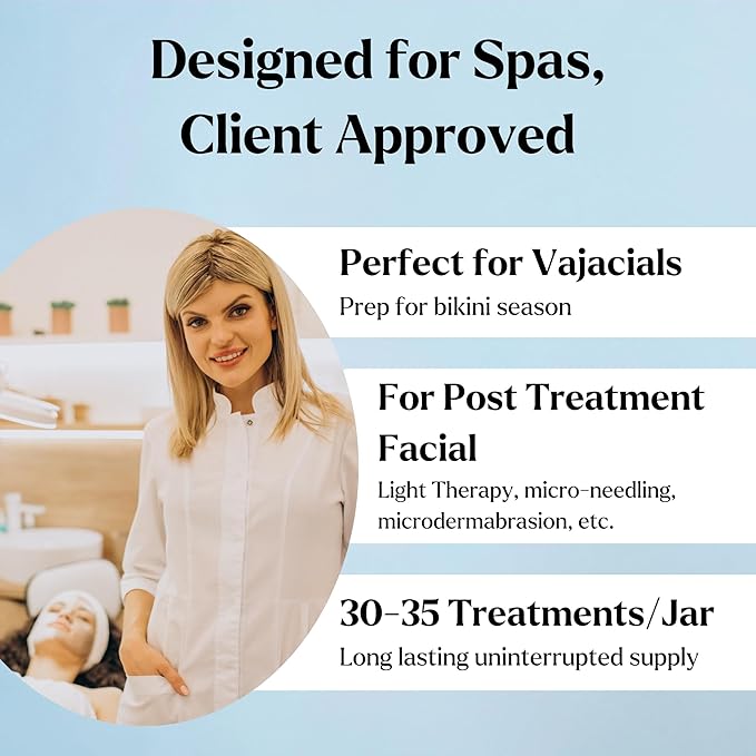 Jelly Face Mask for Facials - Hyaluronic Acid Hydrating, Brightening & Nourishing Jelly Mask with Free Jade Roller & Spatula | Professional Hydrojelly Masks | Vajacial Jelly Mask Powder | 23 Oz Jar