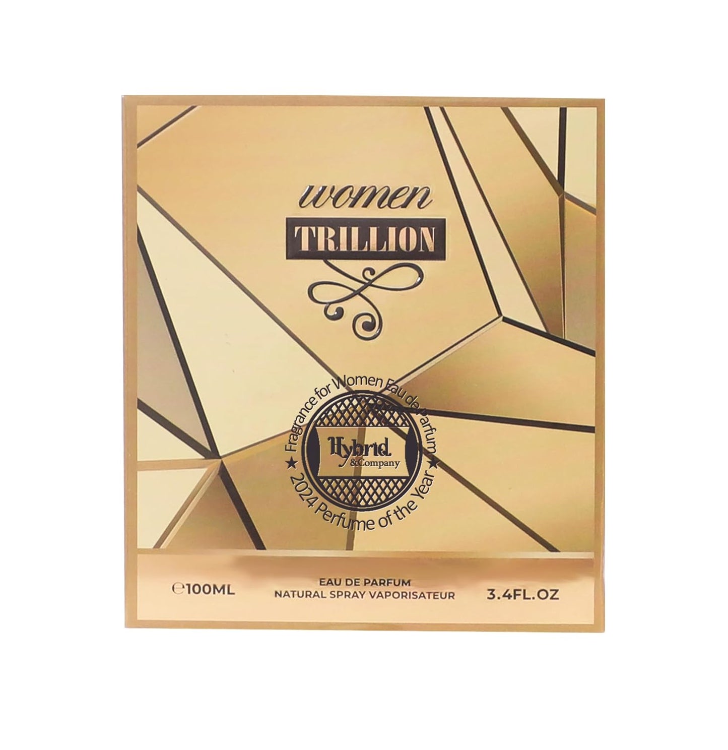 Hybrid & Company Women Trillion Eau De Parfum Vaporisateur Natural Spray 3.4 Fl Oz