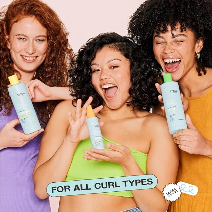 Imbue Curl Energising Hydration Serum for Curly Hair - Enhances and Conditions Curls, Defrizz Coils, Vegan, Curly Girl Compliant, 3.3 fl oz