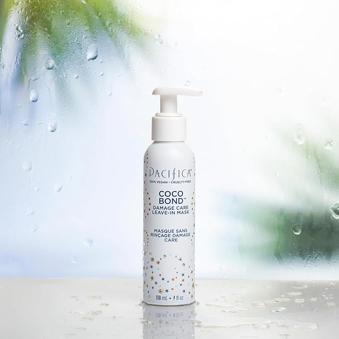 PACIFICA Beauty, Coco Bond Damage Care Leave-In Repair Mask Treatment, Dry & Damaged Hair from Bleach, Color, Chemical Services, Chlorine, & Heat, Coconut, Vegan