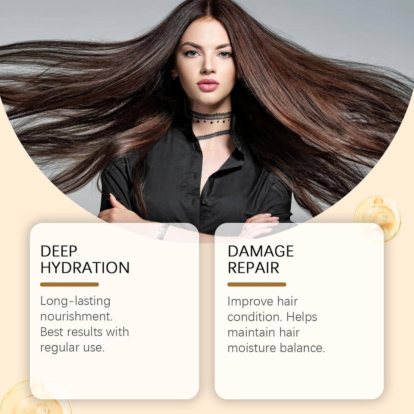 Keratin Hair Mask | Deep Conditioning Treatment for Damaged Hair 3.53OZ With Hydrolyzed Keratin & Smoothing Silicones | Frizz Control & Hydration for Dry, Curly, Straight, Fine, Thick Hair (1 PCS)