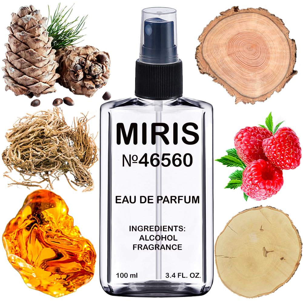MIRIS No. 46560, Inspired by Terroni, Long-Lasting Unisex Eau de Parfum for Women & Men, Spray 3.4 Fl Oz / 100 ml