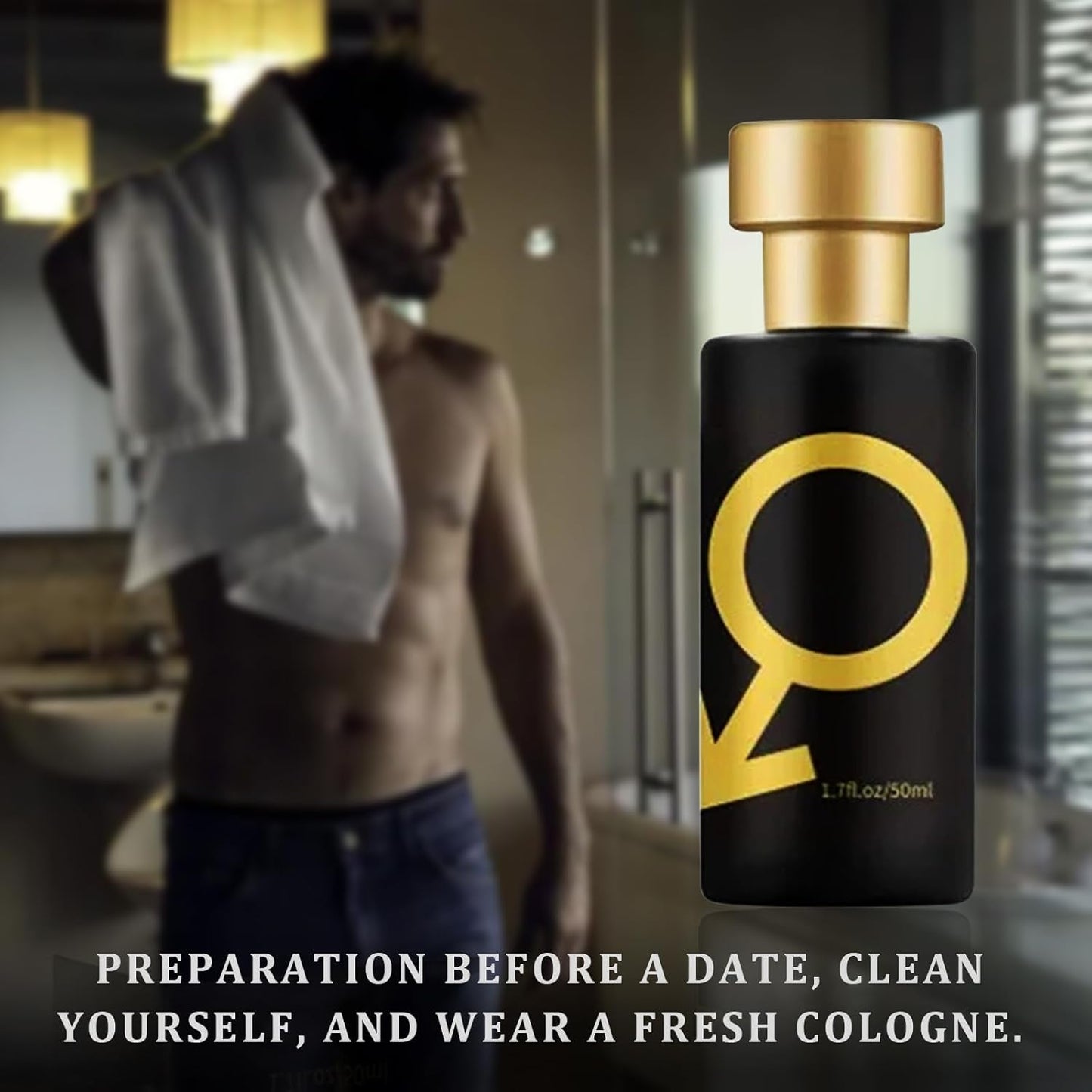 Pheromone Cologne For Men,Mens Pheromone Cologne Spray,Perfume For Men,Fresh, Romantic,Wood,Magnetic Long Lasting Fragrances,Irresistible Perfume,Attract Women (1.7 Fl.Oz)