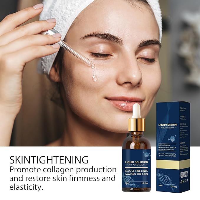 2 Pcs Anti-Wrinkle Serum，Face Moisturizing Serum，Reduces Wrinkles, Firms Skin, Deeply,Moisturizes and Nourishes Skin，1.01 FL OZ Each（2 pcs）