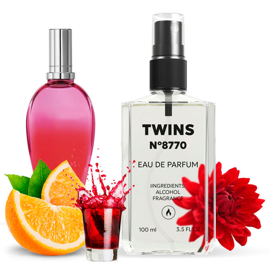 TWINS Impression of Flor Del Sol | Perfume for Women Eau de Parfum | No.8770 | 3.4 Fl Oz / 100 ml