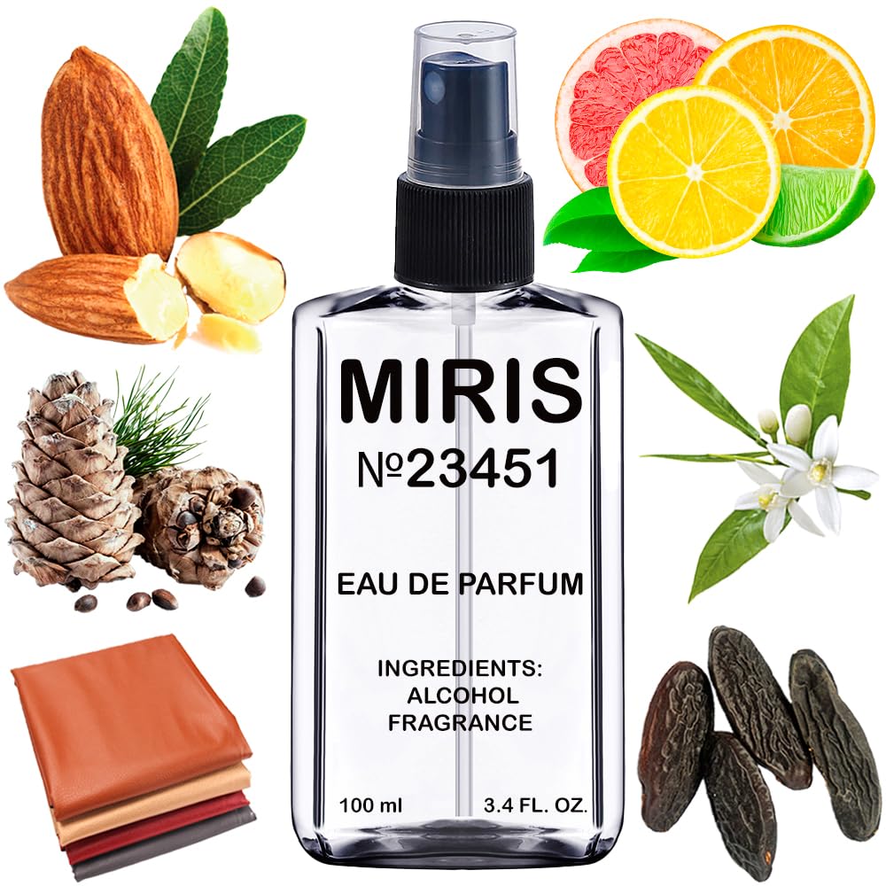 MIRIS No. 23451, Inspired by L'Homme Ideal, Long-Lasting Eau de Parfum for Men, Spray 3.4 Fl Oz / 100 ml
