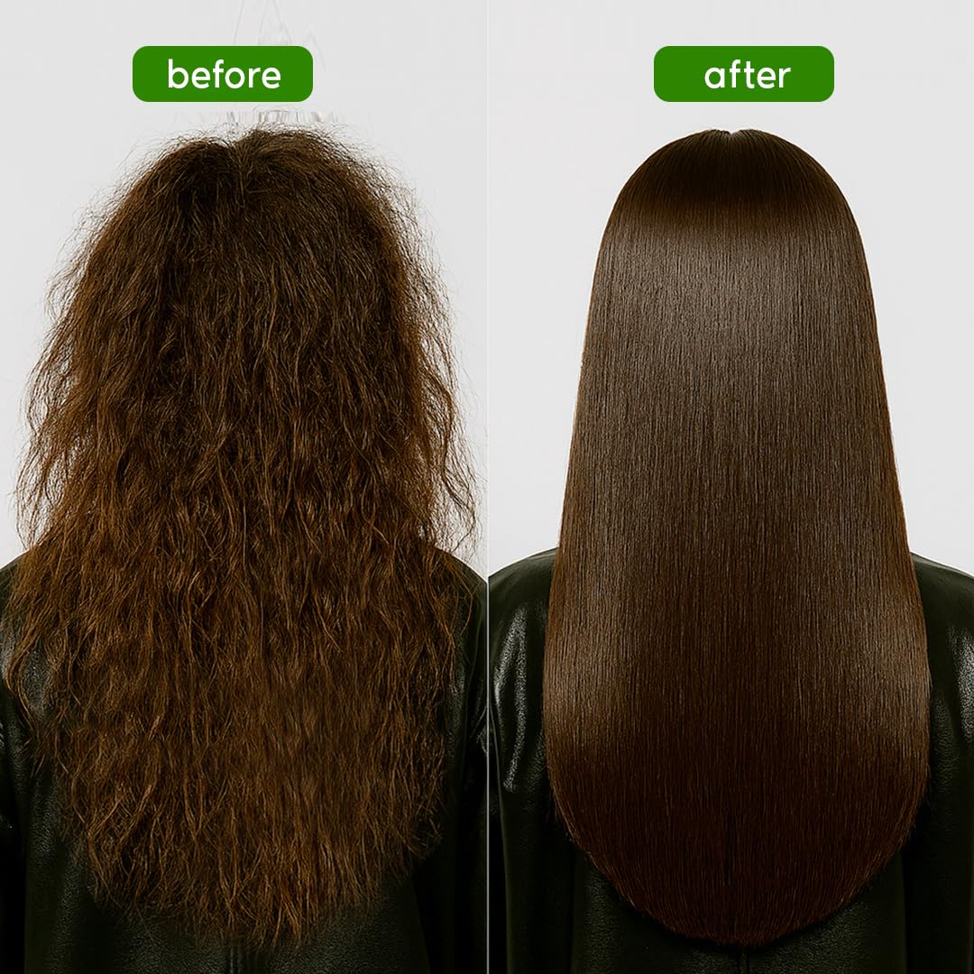 I Belli Capelli Ravenna Hair Straightening Kit – Organic Hair B-tox, Aloe Vera Shampoo & Conditioner, Repair Oil – Anti-Frizz, Intense Hydration, Shine – Formaldehyde-Free –For All Hair Types (4-Pack)