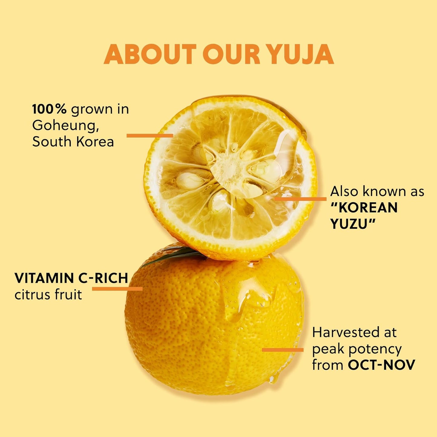HANYUL Yuja Toner Pads | Korean Yuzu with Vitamin C & 5% Niacinamide to Visibly Brighten Dark Circles, Dark Spots, Even Tone, Glow Boosting for Face & Undereyes, 60 Sheets
