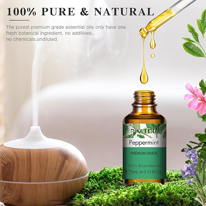 15PCS Essential Oils Set - 5ml/0.17fl.oz Premium Quality Essential Oils for Diffusers, DIY Soap Candle Making, Gifts for Families and Friends