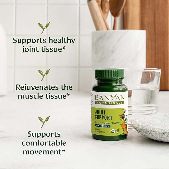 Banyan Botanicals Joint Support – Organic Joint Supplement with Turmeric, Amla & Guggulu Resin – for Healthy Joints & Comfortable Movement* – 90 Tablets – Non-GMO, Sustainably Sourced, Vegan