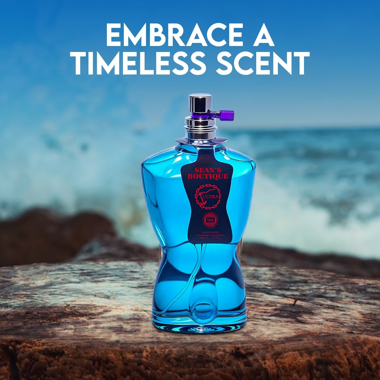 Sean Ultra Men Perfume Cologne for Men Natural Spray Masculine Scent Wonderful Fragrance Gift Eau De Parfum for Daily Use 3.4 Fluid Ounce