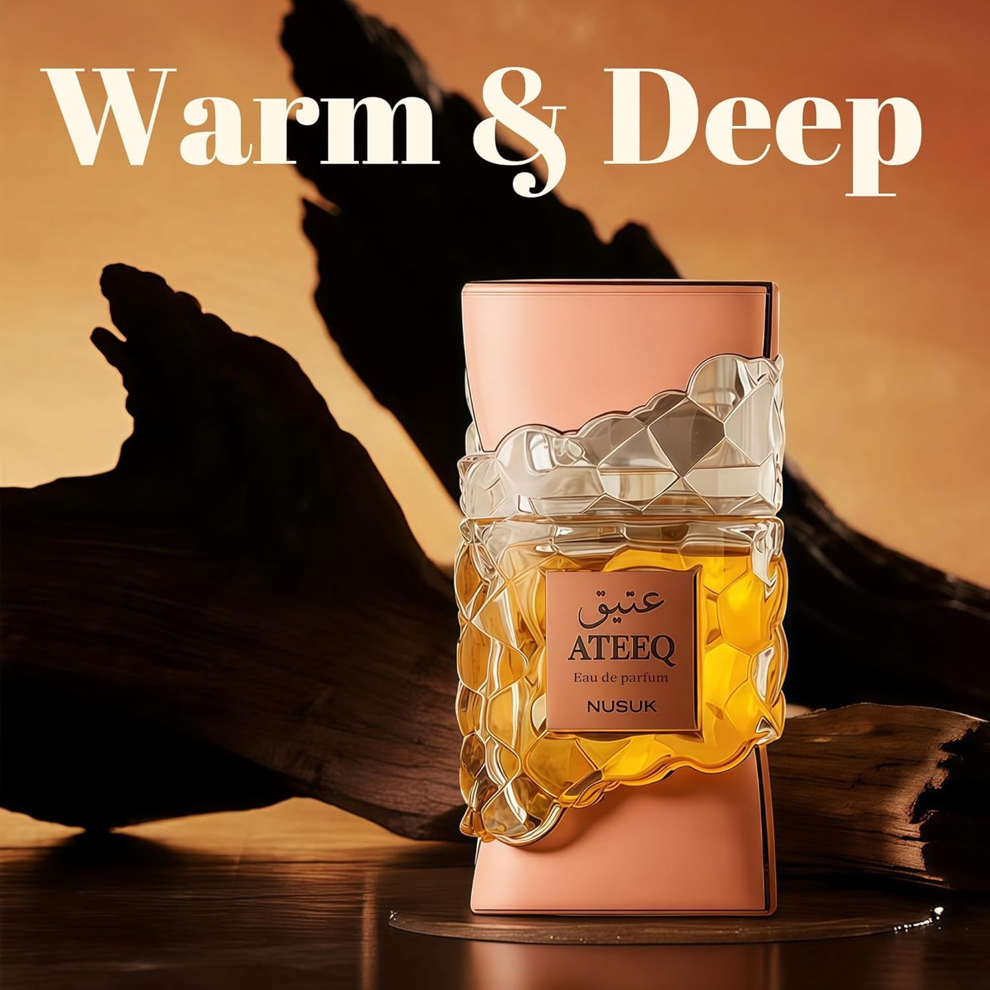 Ateeq Cologne for Men | Warm Spicy Gourmand Eau de Parfum | 100ml Long Lasting Perfume with Citrus, Spice & Woody | Rich Seductive Scent Luxury Fragrance for Day and Night