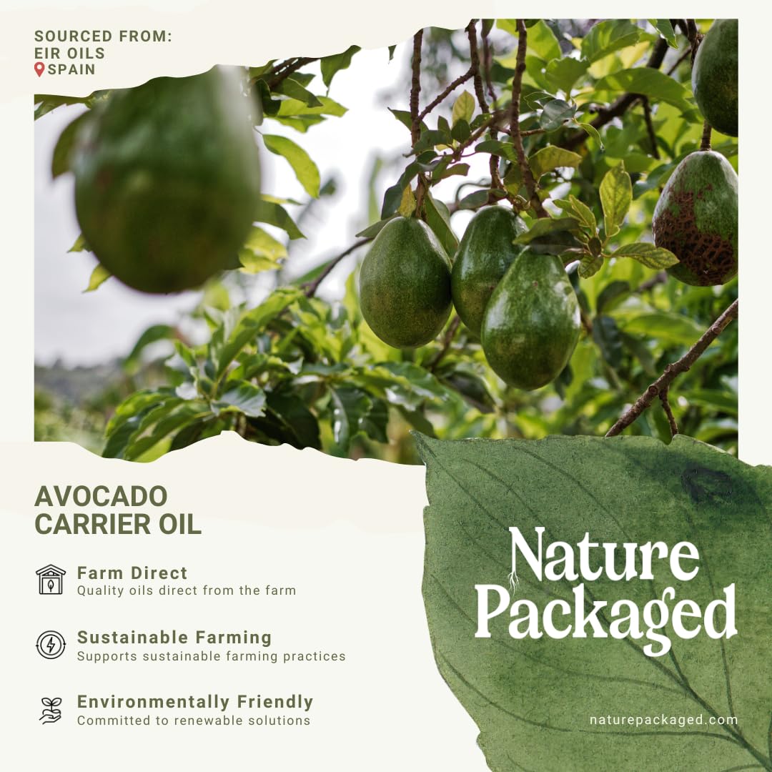 Avocado Oil - Direct from EIR Oils Farm in Spain - 100% Pure Carrier Oil for Hair, Face, and Skin - Hand-Picked, Cold-Pressed Carrier Oil - (1Gallon)