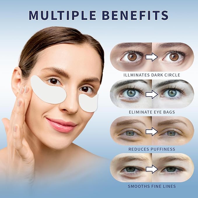 Under Eye Patches 5 Pairs Rreusable Under Eye Patches with Lifting Effect to Reduce Wrinkles and Fine Lines