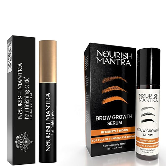 Nourish Mantra Eyebrow Growth Serum 10 ml and Hair Finishing Stick