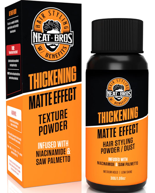Hair Styling Texture Powder - Medium Hold & Matte Finish - Volumizer with Niacinamide and Saw Palmetto for Men & Women - Styling Powder for All Hair Types - 1 Pack
