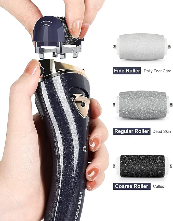 Electric Foot Callus Remover, Electronic Foot File Pedicure Kits, Rechargeable Portable Callus Remover for Feet, Professional Pedicure Tools, Foot Care Perfect for Dead Skin Ideal Gift