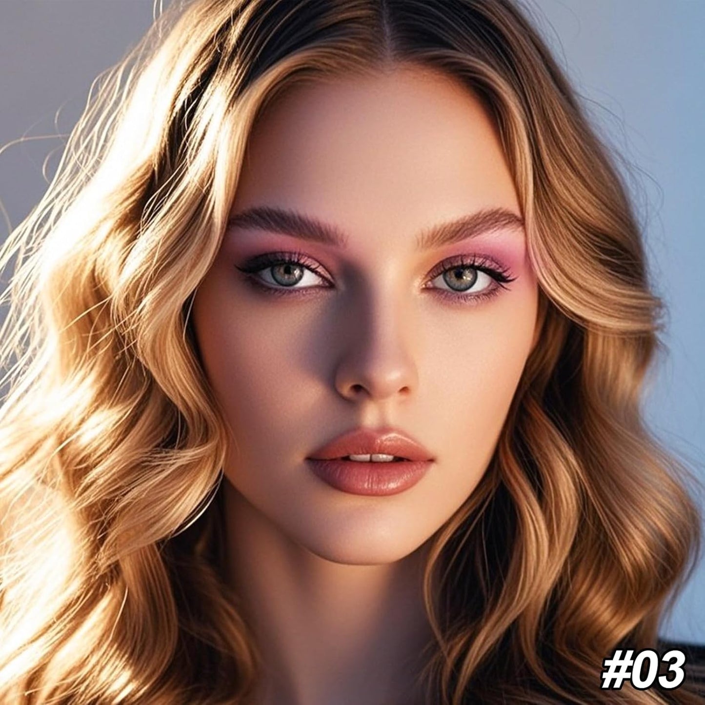 Erinde 4 Colors Eyeshadow Palette Eye Shadow Makeup, Matte Shimmer Metallic Purple Mauve Nude Neutral Eyeshadow, Long Wearing, Velvety Pigmented Blendable, Quad Eye Shadow Palette, 03