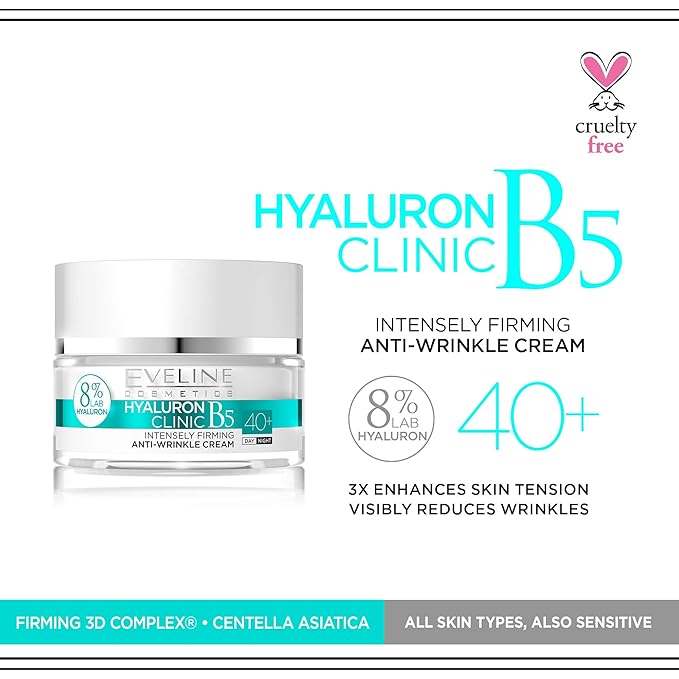 bioHyaluron Concentrated Face Day and Night Cream 40+ for All Skin Types, Also Sensitive 50 ml