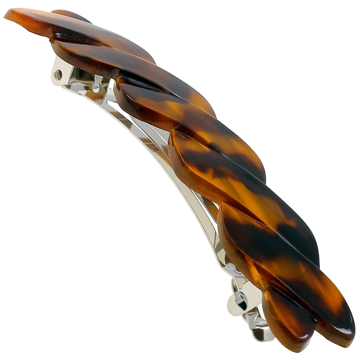 Camila Paris CP2881 French Hair Barrette Clip for Girls Braided, Tokyo Automatic Clasp, Strong Hold Grip Hair Clips for Women, No Slip and Durable Styling Girls Hair Accessories, Made in France