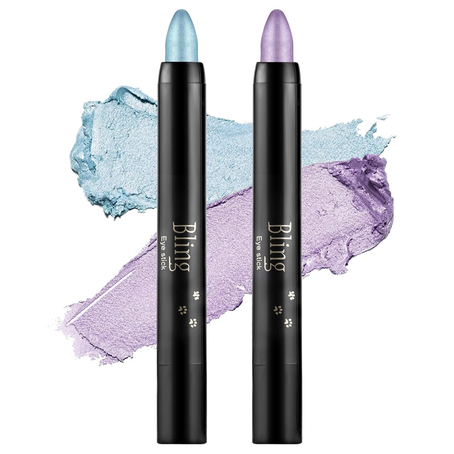 Boobeen Waterproof Eyeshadow Stick - Easy to Use, Shimmer Cream Eyeshadow Pen for Glitter Eye Makeup