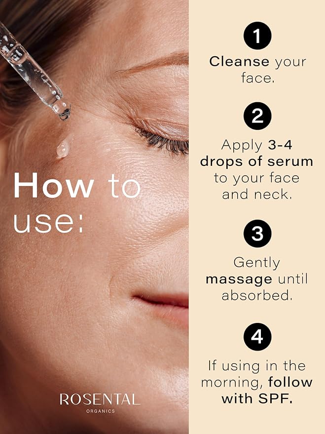 Organics Hydrating Facial Serum - 100% Vegan & Natural Cosmetics (30 ml, Vitamin C Serum)