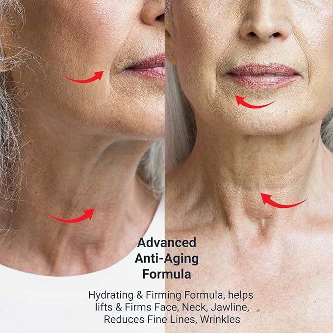 UOG Super Vitamin C Face Serum - Anti-Aging, Hydrating & Firming Formula, Lifts & Firms Face, Neck, Jawline, Reduces Dark Spots, Age Spots, Fine Lines, Wrinkles, Even Skin Tone.1 Fl Oz