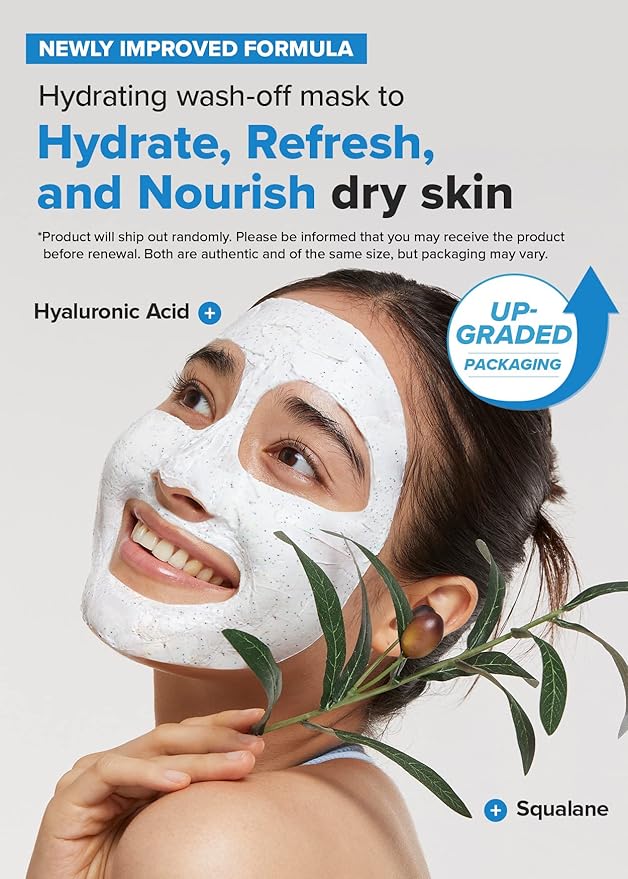 I DEW CARE Wash Off Face Mask - Cake My Day | With Hyaluronic Acid, Self Skin Care, Facial Treatment, Vegan, Cruelty-Free, Paraben-Free, Exfoliating, Deep Cleansing Detox, 3.38 Oz