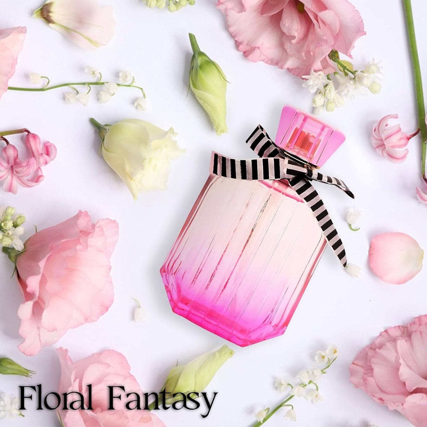 2PCS Very Seductive Women Perfume 3.4 Fl Oz Eau de Parfum Natural Spray Notes of Purple Passion Fruit, Shangri-La Peony & Vanilla Orchid Holiday Gift for All Day Use