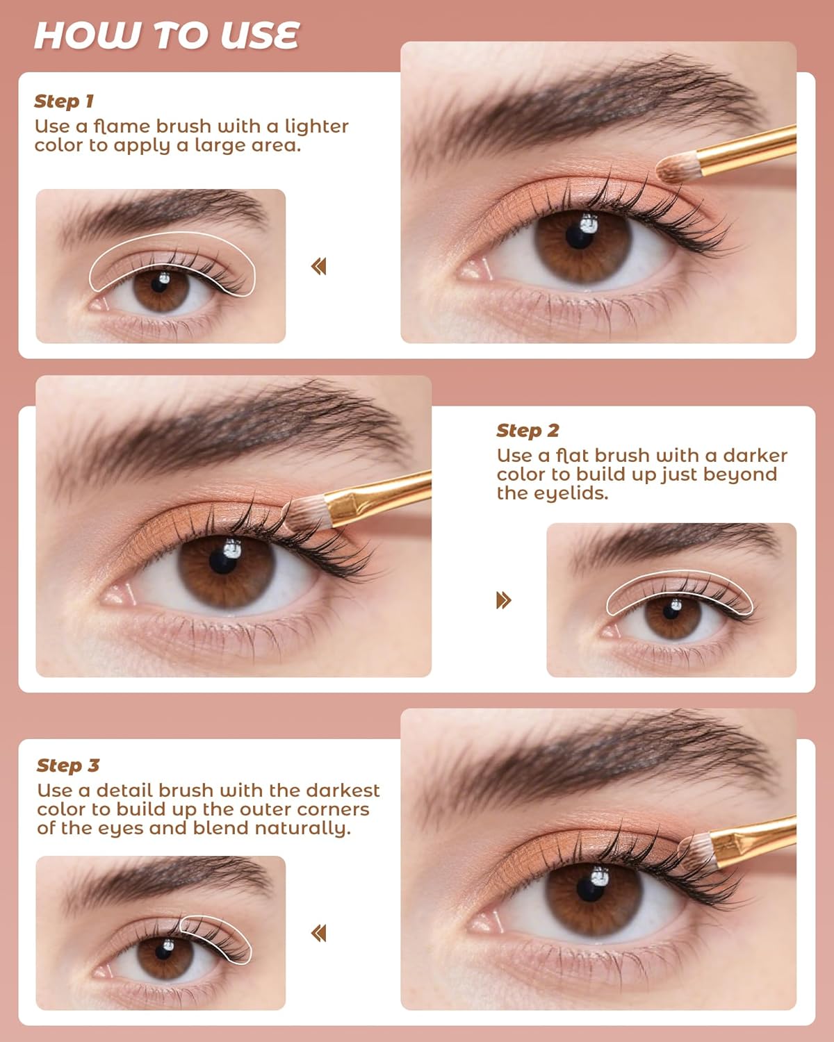 Eyeshadow Palette，Matte Naked Eyeshadow Pallet with Brush，Highly Pigmented Blendable Shades Neutral Nude Eye Shadow Makeup for Older Women，Naturing-Looking，Long-Wearing（Sweetheart）