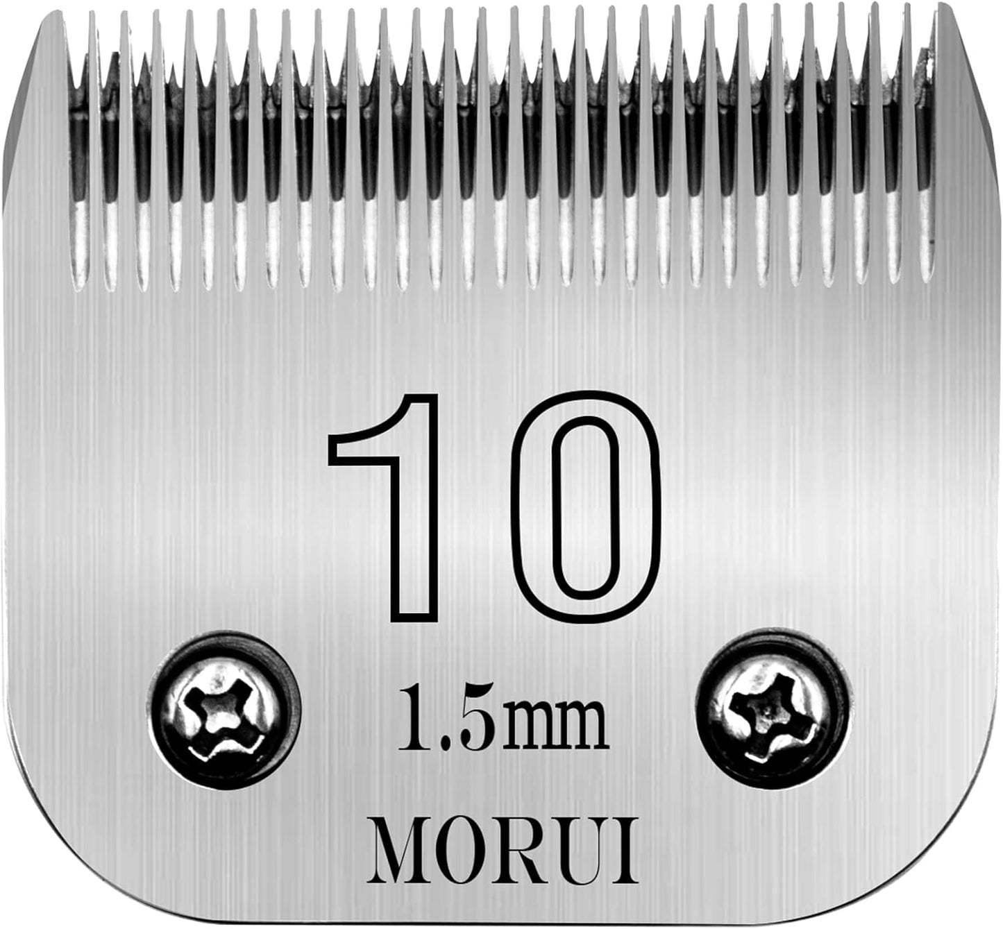 10 Cut Length 1/16"(1.5mm) Detachable Pet Dog Clipper Blades UltraEdge Series Clipper Blades for Dog Grooming Compatible with Most Andis,Oster A5 Wahl KM Series Clippers