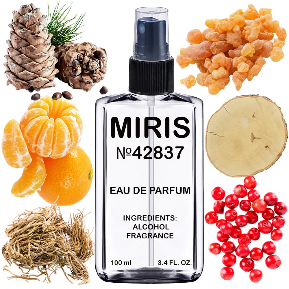 MIRIS No. 42837, Inspired by Gentlemen Only, Long-Lasting Eau de Parfum for Men, Spray 3.4 Fl Oz / 100 ml