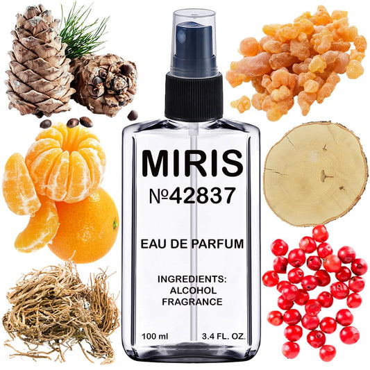 MIRIS No. 42837, Inspired by Gentlemen Only, Long-Lasting Eau de Parfum for Men, Spray 3.4 Fl Oz / 100 ml