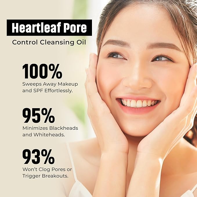 Pore Cleansing Oil – Lightweight Makeup & Blackhead Remover | Lemon Fragrance, Hydrating | Gentle Botanical Cleanser for Sensitive Skin | Asian skincare | C-Beauty’s Answer to Glass Skin (200 ml)