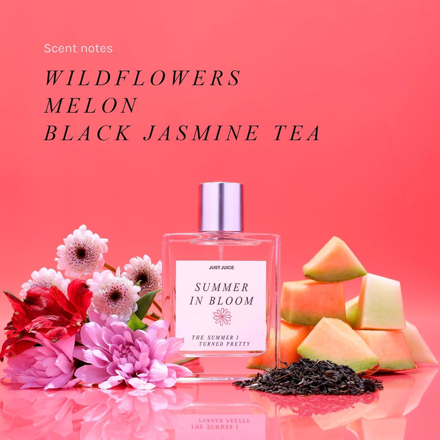 Just Juice - The Summer I Turned Pretty Summer in Bloom - Fresh, Sun-Kissed Floral Perfume for Women and Men - 0.3 oz