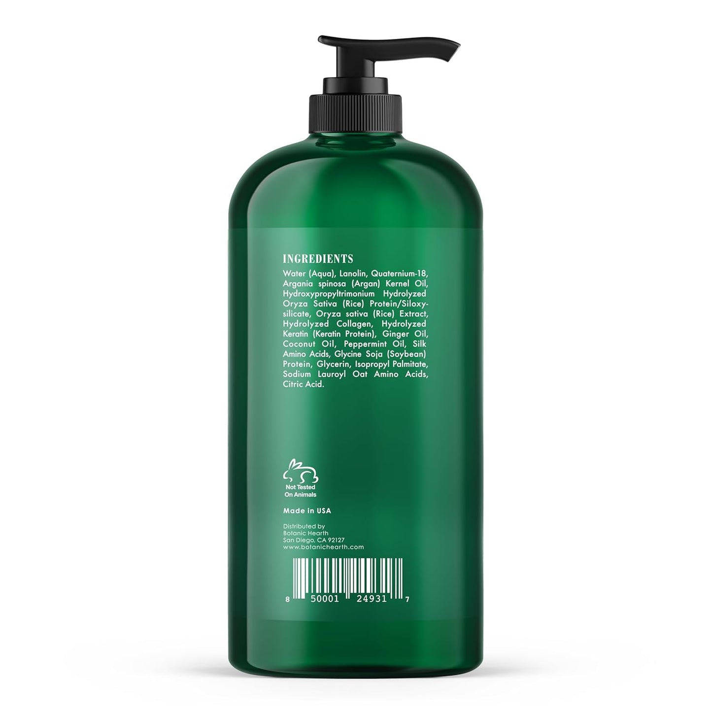 Botanic Hearth Peppermint Hair Conditioner | Hair Conditioner For Dry Damaged And Color Treated Hair | Volumizing Conditioner For Fine & Thin Hair | Paraben & Sulfate Free | Men & Women | 16 Fl Oz