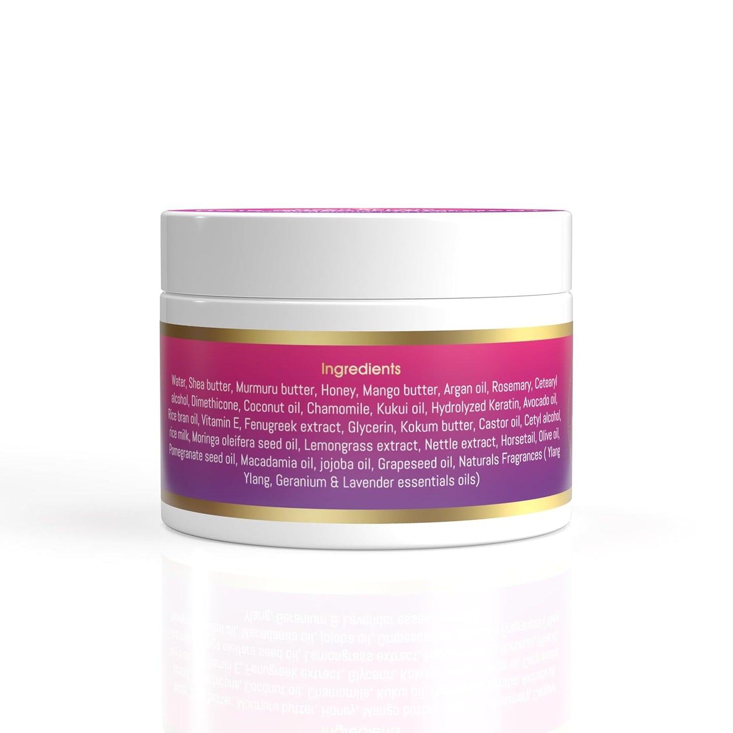 Deep Repair Hair Mask - Moisturizing Treatment with Shea Butter, Mango Butter, Argan Oil & Rosemary - Hydrates & Restores Dry, Damaged Hair - 10 fl oz