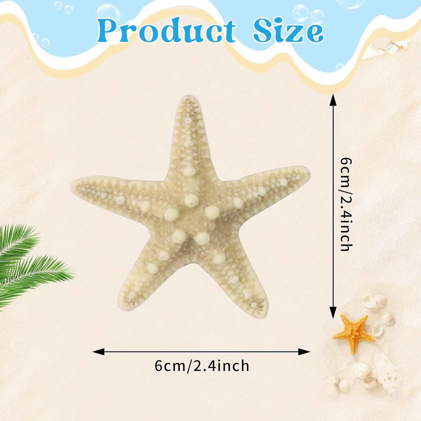 4 Pcs Starfish Hair Clip Mermaid Costume Accessories for Women and Girls Resin Sea Star Hairpins Seashell Clips Accessories for Mermaid Halloween Beach Costume
