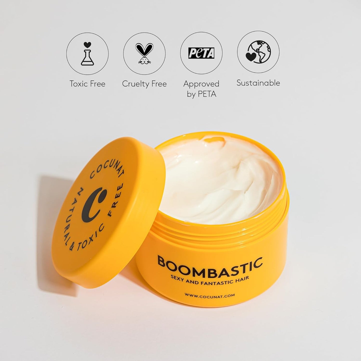 COCUNAT - Boombastic - Ultra Nourishing Hair Mask - For Dry, Damaged or Broken Hair - Suitable for the Curly Method - 200 ml
