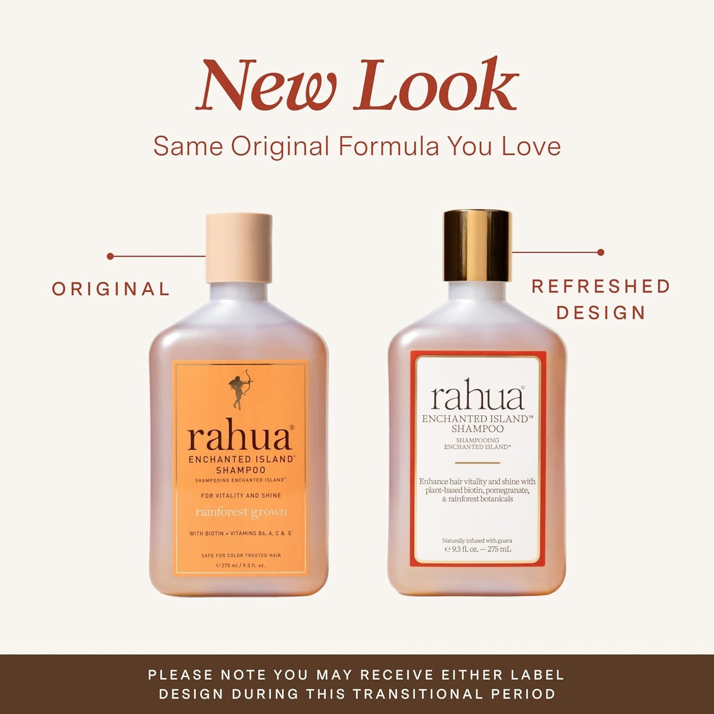 Rahua Enchanted Island Shampoo, Vegan, Sulfate Free Nourishing Shampoo with Biotin, For All Hair Types, Supports Healthy Growth and Shine, Coconut Guava Scent, Hair Care for Men and Women, 9.3 Fl Oz