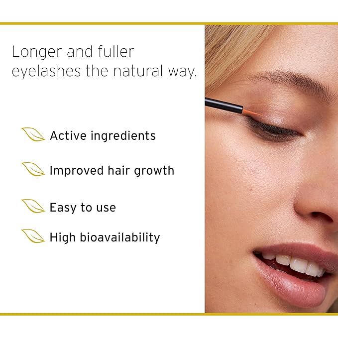 Nutralash ADVANCED Eyelash Formula - Lash Serum for Longer Eyelashes in Just 4-6 Weeks I Eyelash Growth Serum I Made in Germany I 3ml