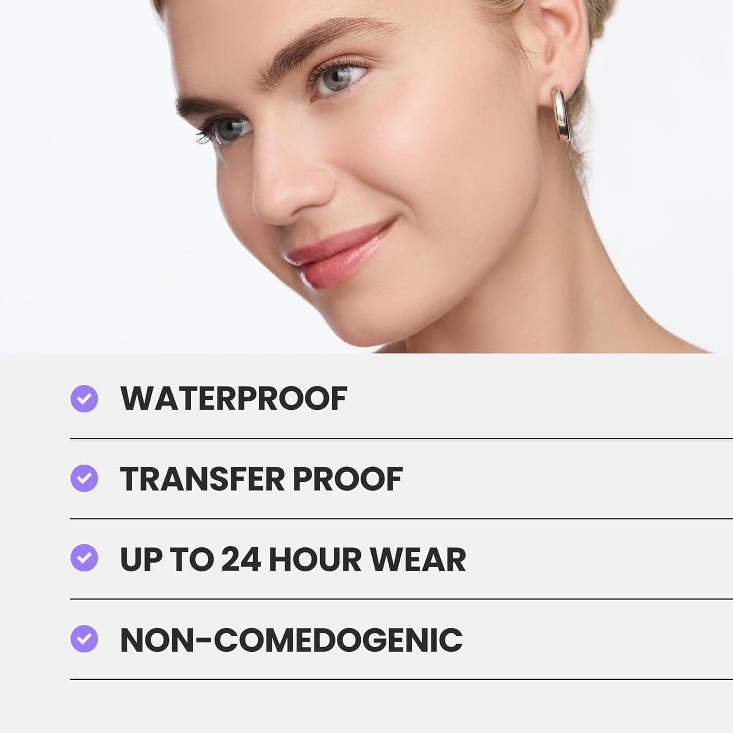 Wonderskin Hyper-Bond Serum Foundation – Waterproof, Transfer-Proof, 24HR Longwear Face Makeup with Niacinamide & Hyaluronic Acid – Lightweight, Natural Finish, Vegan & Cruelty-Free (Haze)