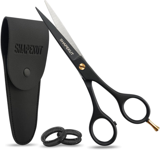 Professional Hair Scissors 6.5” - High Carbon Stainless Steel Barber Salon & Home Use Hair Cutting Scissors – Super Sharp Hair Shears Blades - Ergonomic for Men, Women & All Ages (Black, 6.5 inches)